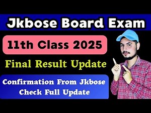 Jkbose Class 11th Result Update | Confirmation From Jkbose | What About Result Percentage |Check Now