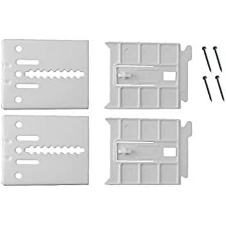 Kirsch 6712, 2 1/2 Continental Curtain Rod Bracket Clarence 3 1/2 to 5 inches, Color: White, 1 Pair - Walmart.ca