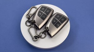 2-Pack TPU Key Fob Cover with Keychain for 2023-2025 Chevy Silverado Tahoe Colorado Blazer Equinox Traverse, GMC Sierra Canyon 4-Button Smart Remote Key Case Protector Accessories