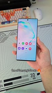 #samaung great #smartphone 🔥 the #note10plus remains great years on. The colour is amazing, SD card, fast charging and a great selfie camera. What more do you want 🤔 | New Tech Unbox