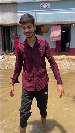 Mere Ghar बाढ़ आ गया 🌧️ #anujcam #minivlog