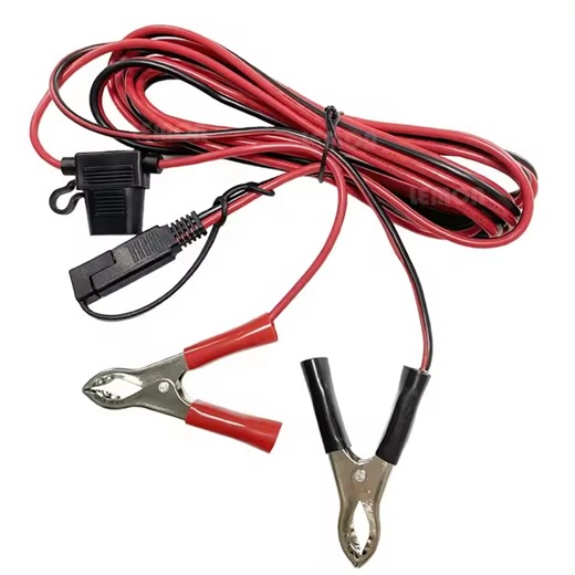 Manufacturer Price PVC SAE Connector Waterproof Quick Connect Panel Mount Alligator Clip to SAE Cable