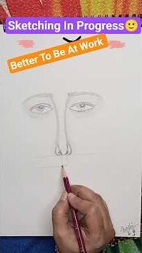 Pencil Sketch of Human Face | Art&Emotionl Storytelling #shorts #pencilsketch #sketch #drawing #art