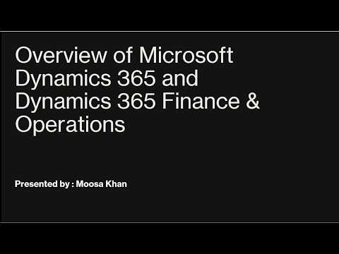 Session 2 Getting Started with Dynamics 365 Finance & Operations