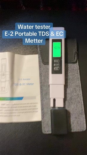 Water tester by Gleam. Digital TDS tester, Digital water quality tester. #waterqualitytester #water #digital #cleanwater #qualitycontrol