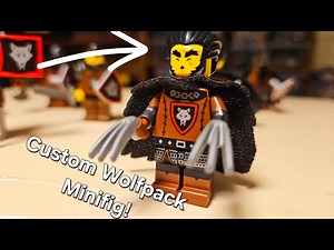 Custom Lego Wolfpack Minifigs!