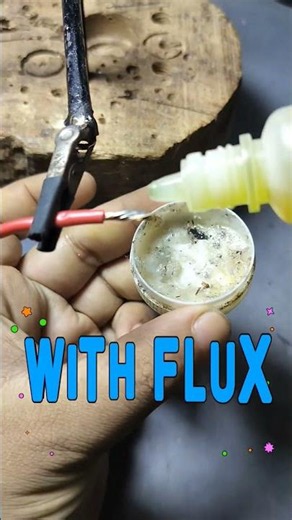 Flux vs No Flux 🔥 The Soldering Difference is SHOCKING!#viral