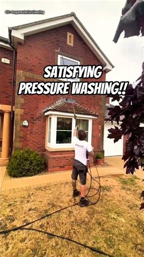 The Most Satisfying Pressure Washing House Transformation You'll Ever Watch! 😍