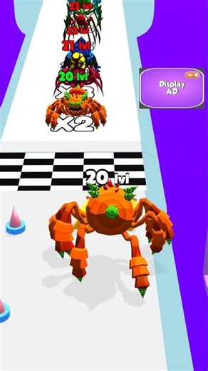 Insect Evolution Spider Run 🕷️ - Gameplay #23 #gameplay #shorts #spider