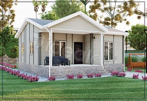 75 2 Prefabricated House with 2 m1 Campaign - Prefabricated House