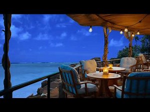 Tropical Night Bossa Nova Ambience with Relaxing Ocean Waves & Romantic Brazilian Jazz Music