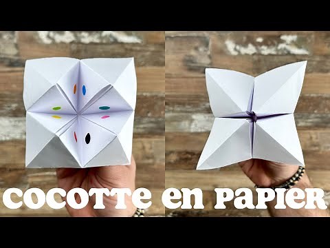 Comment faire une Cocotte en papier - FACILE - Origami - DIY
