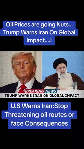 As Oil Markets Swing Wildly Due to athe Ongoing War involving Iran,Donald Trump Delivers A direct warning to Tehran:The global Economy and energy markets are feeling the pain,and continued Escalation Risks deeper Instability. #iran#donaldtrump #oilprices #globalimpact#fyp