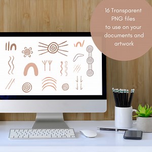 Australian Aboriginal Educational Symbols Transparent Pngs - Etsy Canada