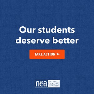 Dismantling the Department of Education will: ⚠️Steal resources from our most vulnerable students ⚠️Eliminate programs that support students with disabilities ⚠️Overcrowd classrooms ⚠️Make higher education too expensive for many families to afford We won’t let extreme politicians put our public school students’ futures at risk. Tell Congress to stop attacks on public education now >> | NEA Today