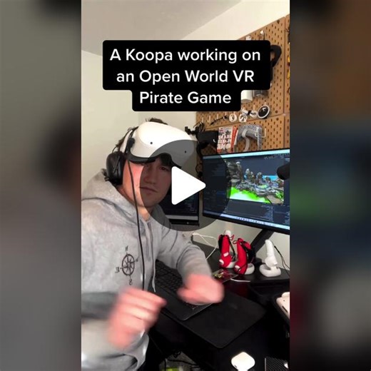 Exploring Koopa in Open World VR Pirate Game