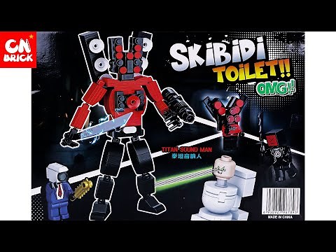 Unoffical Lego Skibidi Toilet Titan Speakerman 3314 Unoffical Lego