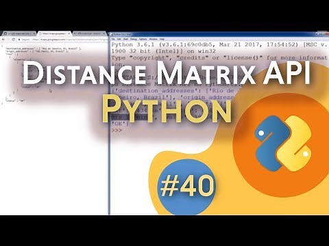 [#40] Google Maps Distance Matrix API no Python