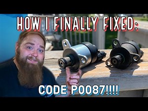 A Deep Dive Into Solving My P0087 Code (CP3 Fuel Pump Regulator)