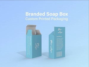 Branded Soap Box, Custom Printed Packaging, Soap Packaging - Etsy