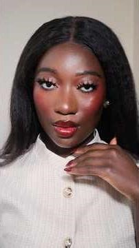 Dark skin full makeup tutorial #blackgirlmakeup #darkskinmakeuptutorial #beginnermakeuptutorial