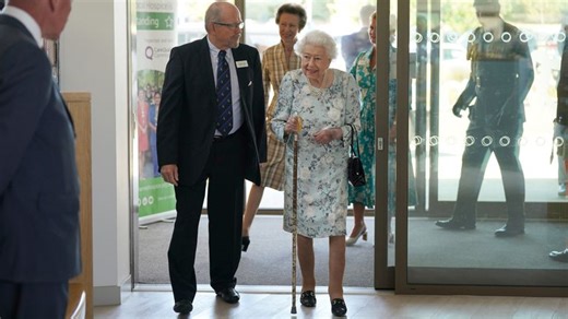 Queen Elizabeth visits Maidendhead in July 2022.