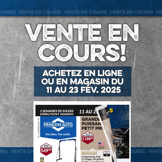 Trouvez plus que des outils, à des prix avantageux! Jetez un coup d'œil à l'intérieur de notre dernière circulaire! 👉 https://prnc.es/42LyCNn | Princess Auto