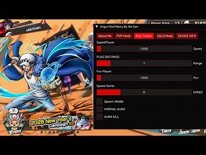 New Update! One Piece Bounty Rush Mod Menu With Very Strong Functions and VIP Features 🔥