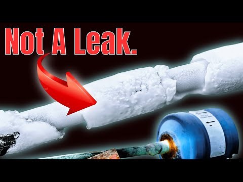 Frozen AC Lines? It's NOT Always a Refrigerant Leak