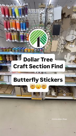 Christina | Dollar Tree has some fancy stickers in the craft section. Look for these butterfly stickers that come in several colors choices. Each pack... | Instagram