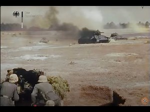 Combat Training Film for German Army Troops in WW2 [Color]