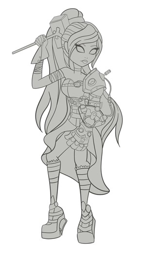 Drawing Applejack as an Ever After High Character 🍎 #mylitlepony #everafterhigh #mlp #art #shorts