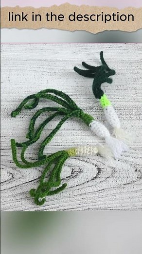 Crochet Green Onion Pattern: Montessori Baby Toy (PDF Pattern)