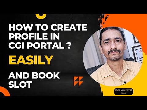 How to Create Profile in CGI Portal ? | How to Schedule Appointment for US Visa ?| B1/B2 Visa Slot |