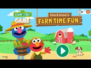 Sesame Street Games: Elmo & Grover's Farm time Fun New Game | PBS Kids Game