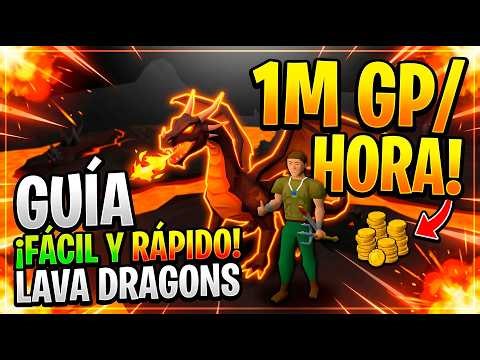 OSRS | Guía FÁCIL y RÁPIDA de Lava Dragons: ¡Gana 1M GP por HORA! (Principiantes)