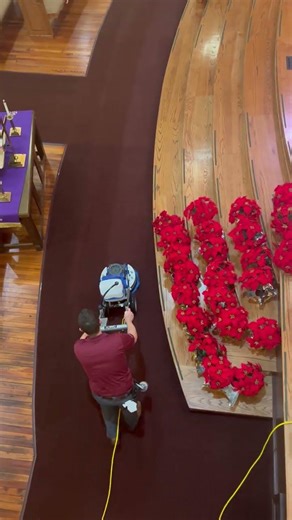 Commercial Carpet Cleaning at an Atlanta Church | Dry & Encapsulation Cleaning | Hughes Dry