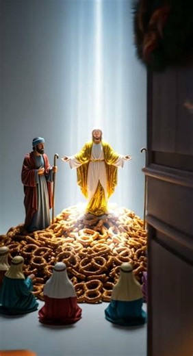 The Transfiguration of Jesus in Glorious Paper Art | Divine Moment on the Mountain