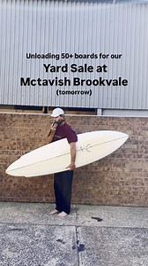 YARD SALE At Mctavish Brookvale 5th & 6th April. Ex-team, Demos and Second Hand Surfboards. Apparel up to 70% off. Discounted board bags and fins. See you there! Brookvale only. | McTavish Surfboards