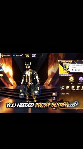 PROXY SERVER ⬆️⬆️⬆️ #babifreitas #proxyservers #ffbetatesting #shorts