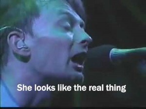 "Fake Plastic Trees" - Radiohead - Live with Lyrics - Glastonbury 2003