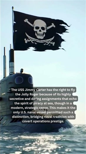 The Only Navy Ship Allowed to Fly the Jolly Roger 🚩⚓