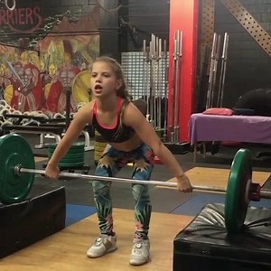 46K views · 262 shares | 41kg blocksnatch 3reps by @emilyibanez1886 (9years old) #block #snatch #speed #strength #technique #training #wolfpackweightlifting #weightlifting @coachabigail | Wolfpack weightlifting | Facebook
