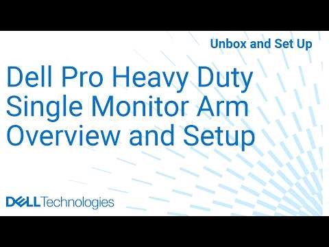 Dell Pro HDR26 Heavy Duty Monitor Arm Setup & Overview | Monitor Desk Mount Installation Guide