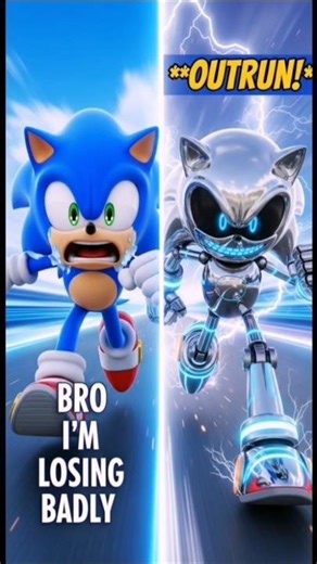 Sonic Faced Robot Sonic… And It Went Horribly Wrong ⚡🤖#shorts