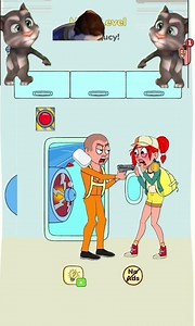 Tom Save Him 😱🔥(My taking tom 2) #talkingtom #mytom2 #funny