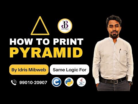 how to print Pyramid Pattern in c | by Idris Mibweb