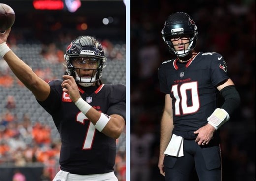 "Davis Mills better than him anyway": NFL fans react as C.J. Stroud poised to miss Week 11 vs Titans