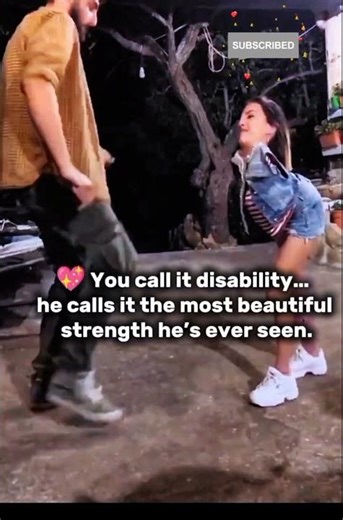 She can’t move like everyone else… but the way she loves will move you.❤️❤️