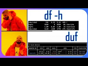 🚫 Ni df ni du, 👉🏼 Descubre Comandos Modernos para Ver Espacio en Disco: duf y ncdu.